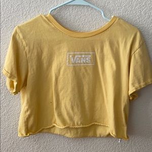 vans crop top